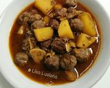 Foto langkah ke 5 dari resep Semur Bola Daging Sapi.