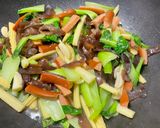 鮮蔬炒熱狗腸的食譜步驟2照片
