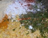 A picture of step 2 of Corn Fritters.
