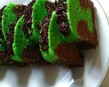 Foto langkah ke 12 dari resep Bolu kukus santan aroma pandan-cokelat.