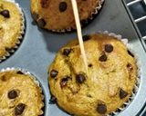 A picture of step 5 of Wheat Banana Jaggery Muffins.