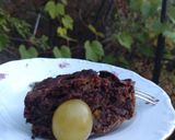 Barackos-szőlős, kakaós zabkuglóf recept fázis 5 fotója