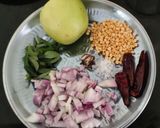 A picture of step 1 of Green Apple Chutney.