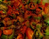 टमाटर मिर्च की सब्ज़ी (Tamatar mirch ki sabzi recipe in hindi) रेसिपी चरण 4 फोटो