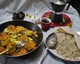 A picture of step 11 of Persian Scrambled eggs with Feta Cheese and Dillپنیر برشته گیلانی.