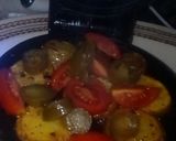 A picture of step 2 of Bombay Potato Bento Snack.