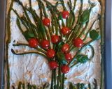 Foto del passaggio 5 della ricetta Focaccia salata con asparagi e ricotta di bufala