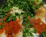 A picture of step 2 of Masala cheese Toast.