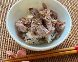 A picture of step 4 of Roasted Collar of Maguro.
