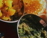 A picture of step 8 of Masala dosa.