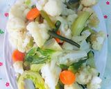 Foto del paso 6 de la receta: Ensalada templada de coliflor con judías verdes y zanahorias