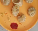 A picture of step 4 of Veg Momos.
