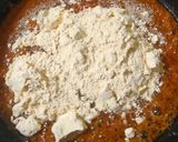 A picture of step 2 of Roasted Gram Burfi.
