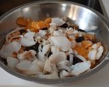 Foto del paso 5 de la receta: Ensalada de garbanzos, bacalao y cítricos