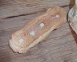 Foto del paso 7 de la receta: Eclair de crema de almendras y cobertura coulis de frutos rojos y coco