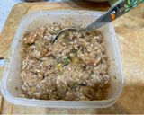 A picture of step 2 of Jade Soup Dumplings (Green Xiao Long Bao).