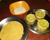 A picture of step 1 of Aloo Paneer Bird Nest.