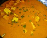 A picture of step 2 of Shahi Paneer.