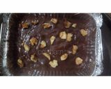 A picture of step 2 of Whole Wheat Walnut Brownie (without sugar).