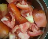 A picture of step 5 of Tuvar,aloo,baigan, papdi aur tamatar ki mixed sabzi.