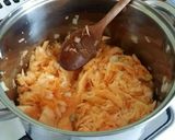 A picture of step 1 of Vickys Halloween 'Cream of Carved Pumpkin' Soup GF DF EF SF NF.