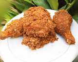 A picture of step 8 of KFC chicken.