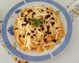 Ajváros, sajtos (vegajo trapi),házi kolbász morzsás széles metélt. #gluténmentes #tejmentes recept fázis 4 fotója