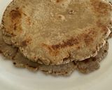 A picture of step 3 of Millet bhakhari.