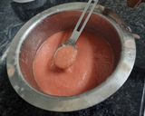 A picture of step 2 of Watermelon cooler.