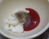 A picture of step 2 of Chicken roll with tortilla.