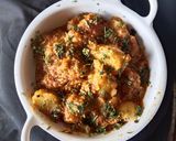 A picture of step 5 of Lasania batata.