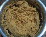 A picture of step 2 of Mawa Gulab Jamun from left over ghee residue.