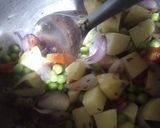 A picture of step 4 of Veg biryani.