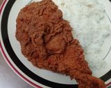 Foto langkah ke 2 dari resep Mentai Rice Fried Chicken.