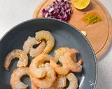 Une image de l'étape 1 de Tagliatelles au curcuma ~ Crevettes 💛.