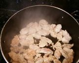 A picture of step 1 of Chicken with tomatoes.