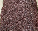 A picture of step 4 of Reishi and chaga chocolate with crispy quinoa.