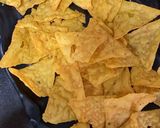 A picture of step 8 of Cheesy nachos platter😋😋❤️.