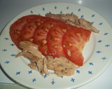 Foto del paso 2 de la receta: Ensalada de melva, tomate y aguasal