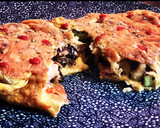 Foto del paso 4 de la receta: Tortilla de atún y calabacín con un toque de salsa siracha