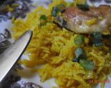 A picture of step 11 of Turmeric Rice with Chicken کته زردچوبه با مرغ.