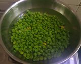 A picture of step 1 of Hara Chana kebab.