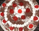 A picture of step 6 of Black forest cake (INSTANT).