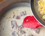 Foto langkah ke 6 dari resep Fusilli Alfredo.