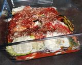 Une image de l'étape 5 de Gratin d'aubergines,courgettes, tomates, mozza façon lasagnes.