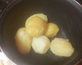 Foto del paso 2 de la receta: Ensalada de papas cocidas con huevo duro y atún