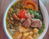 Hình bước làm 6 của món Bún ốc sườn Hà Nội