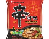 A picture of step 1 of Kimchi Noodles.