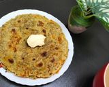 पुदीना लौकी गाजर पराठा रेसिपी चरण 6 फोटो