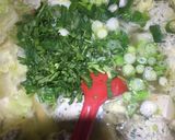 A picture of step 7 of Chinese vegetable soup.